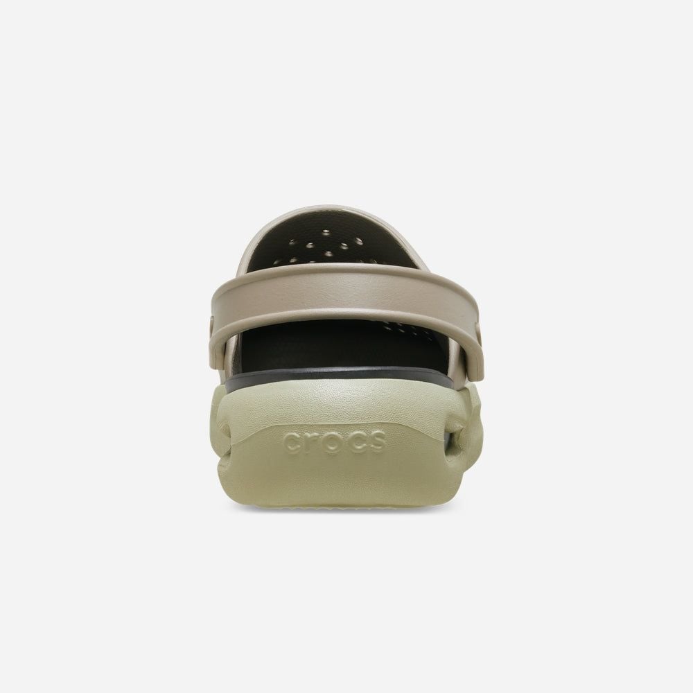 Crocs - Xăng đan nam nữ Unisex Crocs Inmotion Clog - Brown Taupe Lifestyle