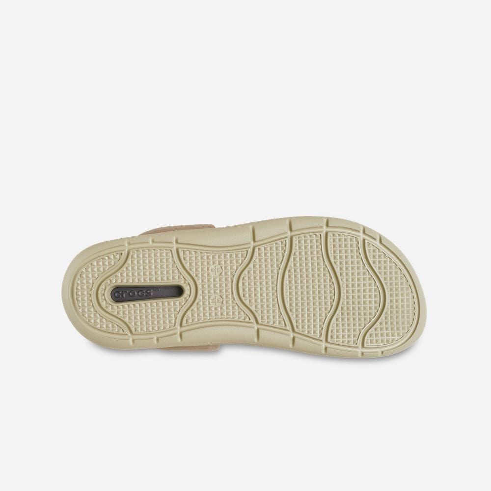 Crocs - Xăng đan nam nữ Unisex Crocs Inmotion Clog - Brown Taupe Lifestyle