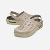 Crocs - Xăng đan nam nữ Unisex Crocs Inmotion Clog - Brown Taupe Lifestyle