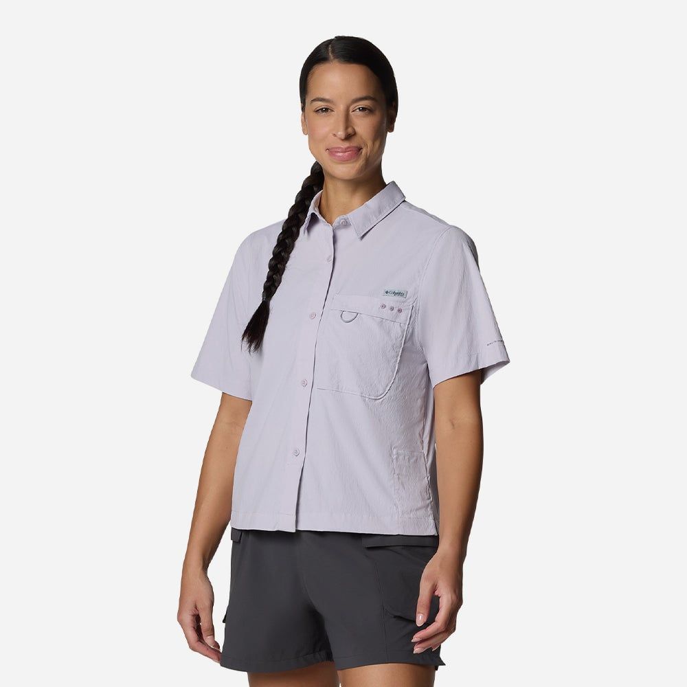 Columbia - Áo sơ mi tay ngắn thể thao nữ Wild Cast™ Short Sleeve Outdoor