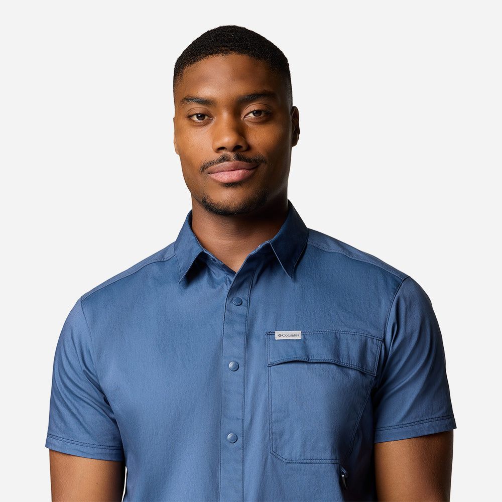 Columbia - Áo sơ mi tay ngắn thể thao nam Landroamer™ Twill Outdoor Shirt