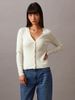 Calvin Klein - Áo khoác len CK nữ Cotton Variegated Rib Cardigan
