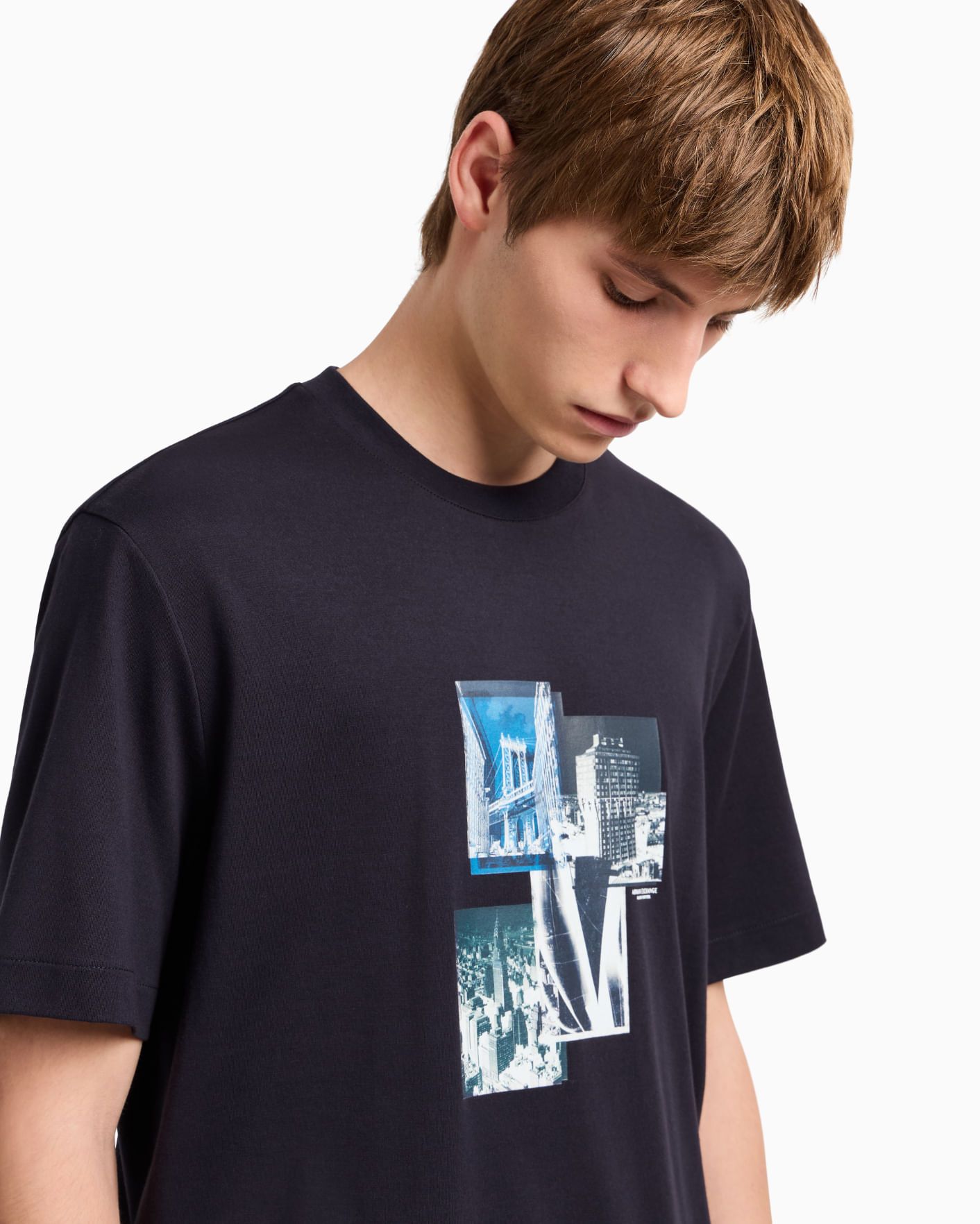 Armani Exchange - Áo thun tay ngắn nam Premium Men's T-Shirt