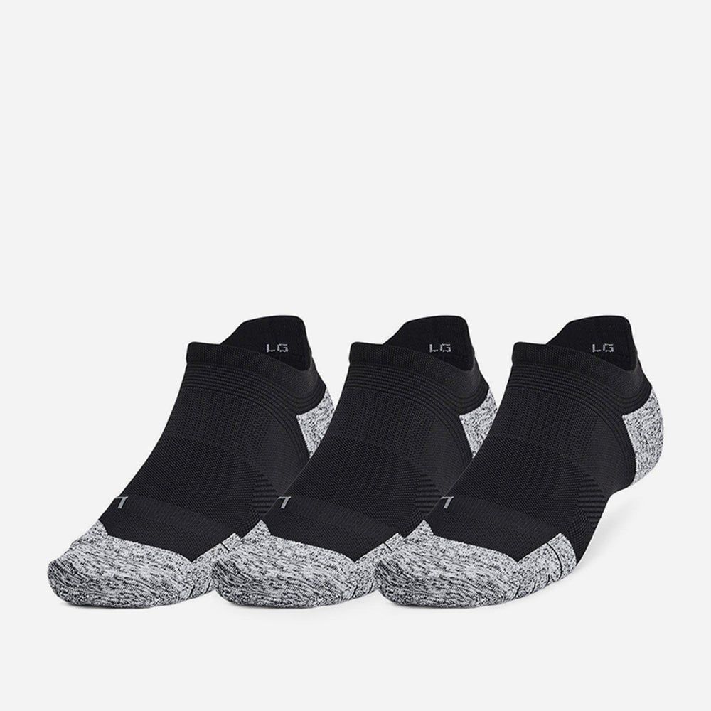 Under Armour - Bộ ba đôi Vớ tất nam nữ Armourdry Cushion 3-Pack Running Socks