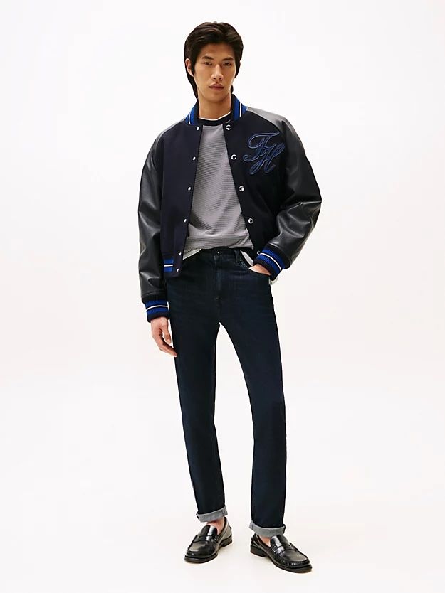 Tommy Hilfiger - Quần jeans dài nam Bleecker Slim Straight Leg Jeans