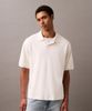 Calvin Klein - Áo polo tay ngắn nam CK Drop Needle Ribbed Polo Shirt