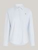 Tommy Hilfiger - Áo sơ mi tay dài nữ Flag Embroidery Regular Fit Oxford Shirt