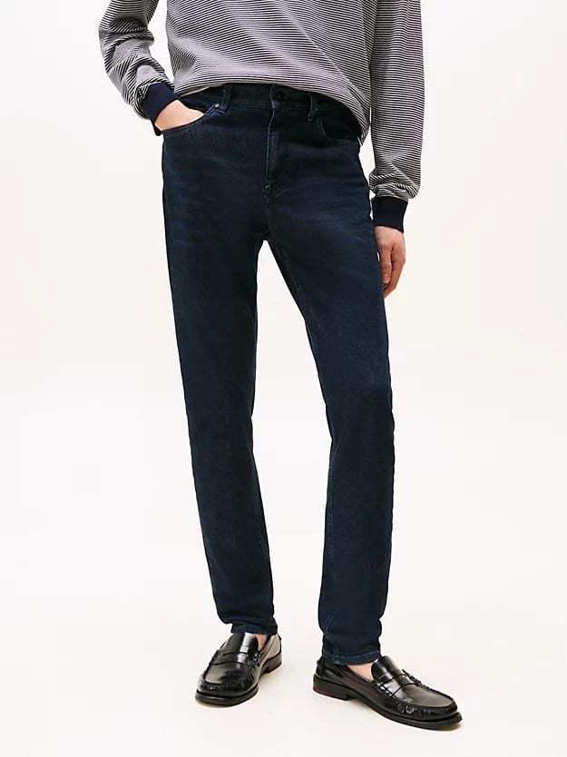 Tommy Hilfiger - Quần jeans dài nam Bleecker Slim Straight Leg Jeans