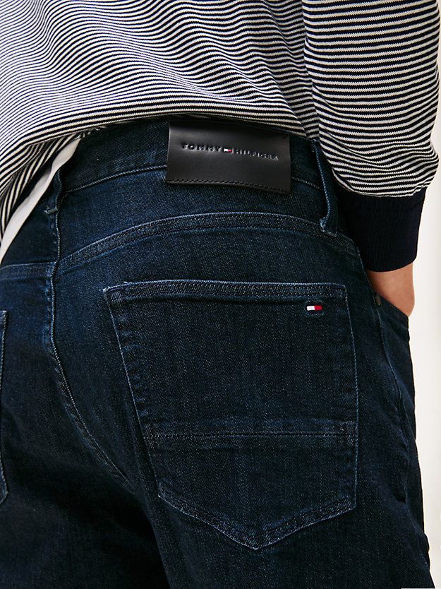 Tommy Hilfiger - Quần jeans dài nam Bleecker Slim Straight Leg Jeans