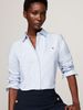 Tommy Hilfiger - Áo sơ mi tay dài nữ Flag Embroidery Regular Fit Oxford Shirt