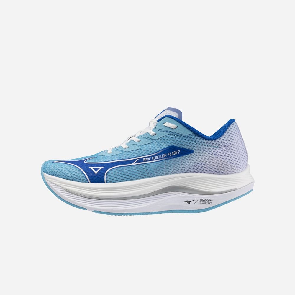 Mizuno - Giày chạy bộ nam Wave Rebellion Flash 2 Running Shoes