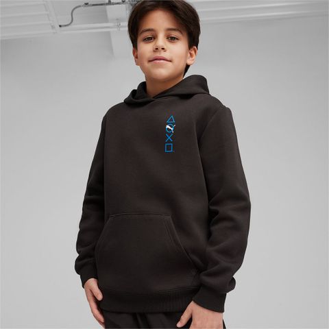 Puma - Áo khoác có mũ trùm đầu bé trai X Playstation Graphic Hoodie Lifestyle