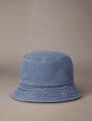 Calvin Klein - Nón rộng vành CK nam Small Monogram Bucket Hat