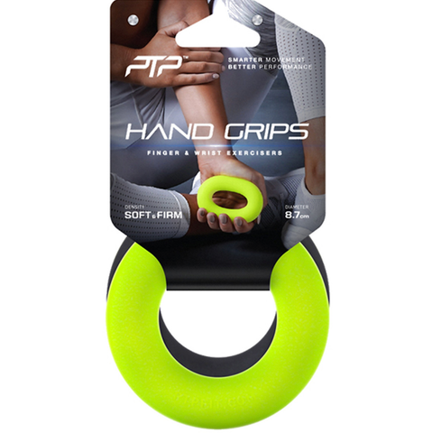 Ptp - Dụng cụ kháng lực tập gym nam nữ Hand Grip Loops Black & Lime Training