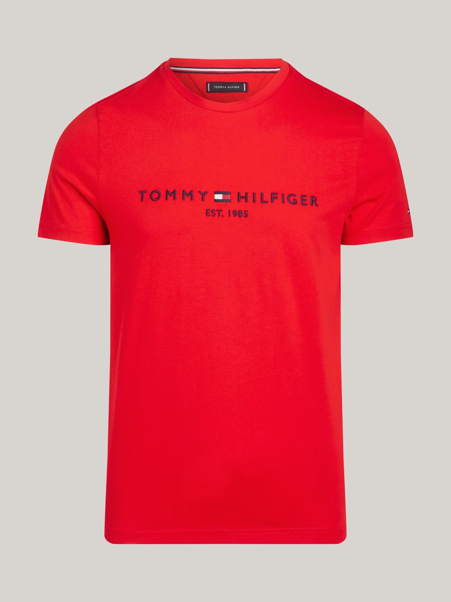 Tommy Hilfiger - Áo tay ngắn nam Organic Cotton Chest Logo T-Shirt