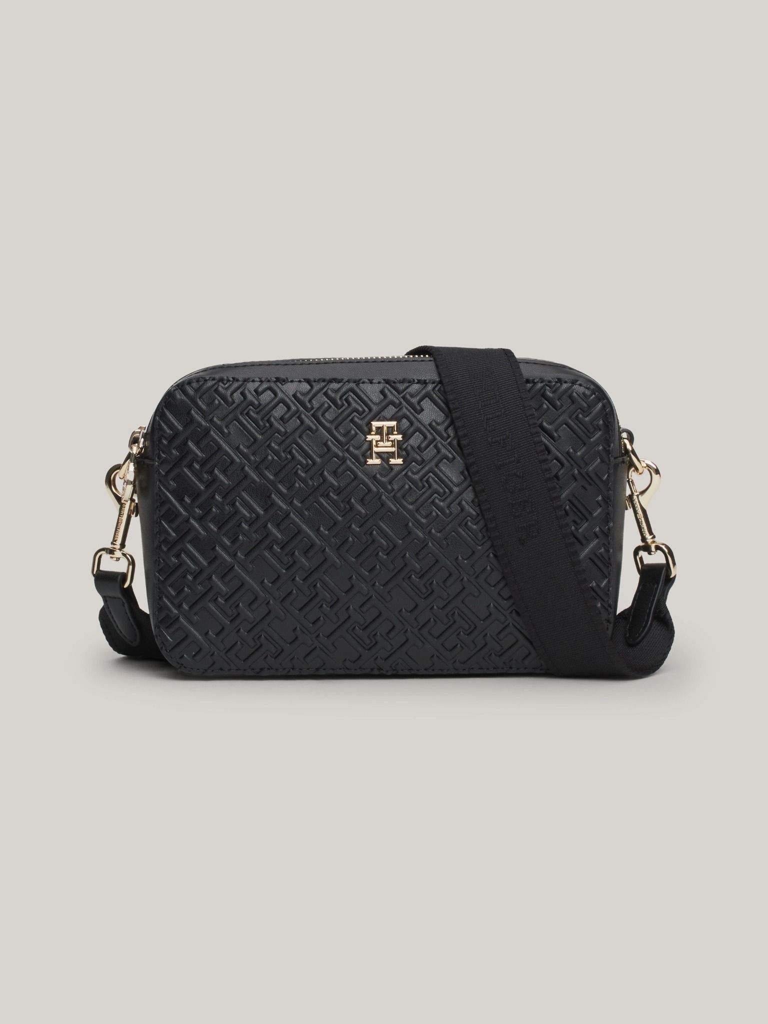 Tommy Hilfiger - Túi đeo chéo nữ TH Monogram Embossed Camera Bag