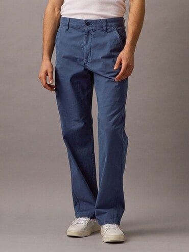 Calvin Klein - Quần dài CK nam 90S Straight Twill Comfort Chino Pants