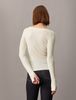 Calvin Klein - Áo len tay dài CK nữ Premium Slim Cropped Knit Top