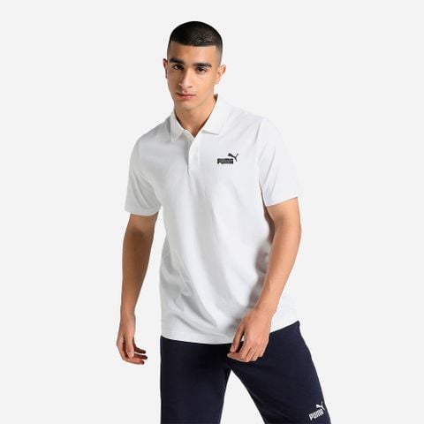 Puma - Áo thun có cổ nam Essential No. 1 Logo Jersey Polo Lifestyle