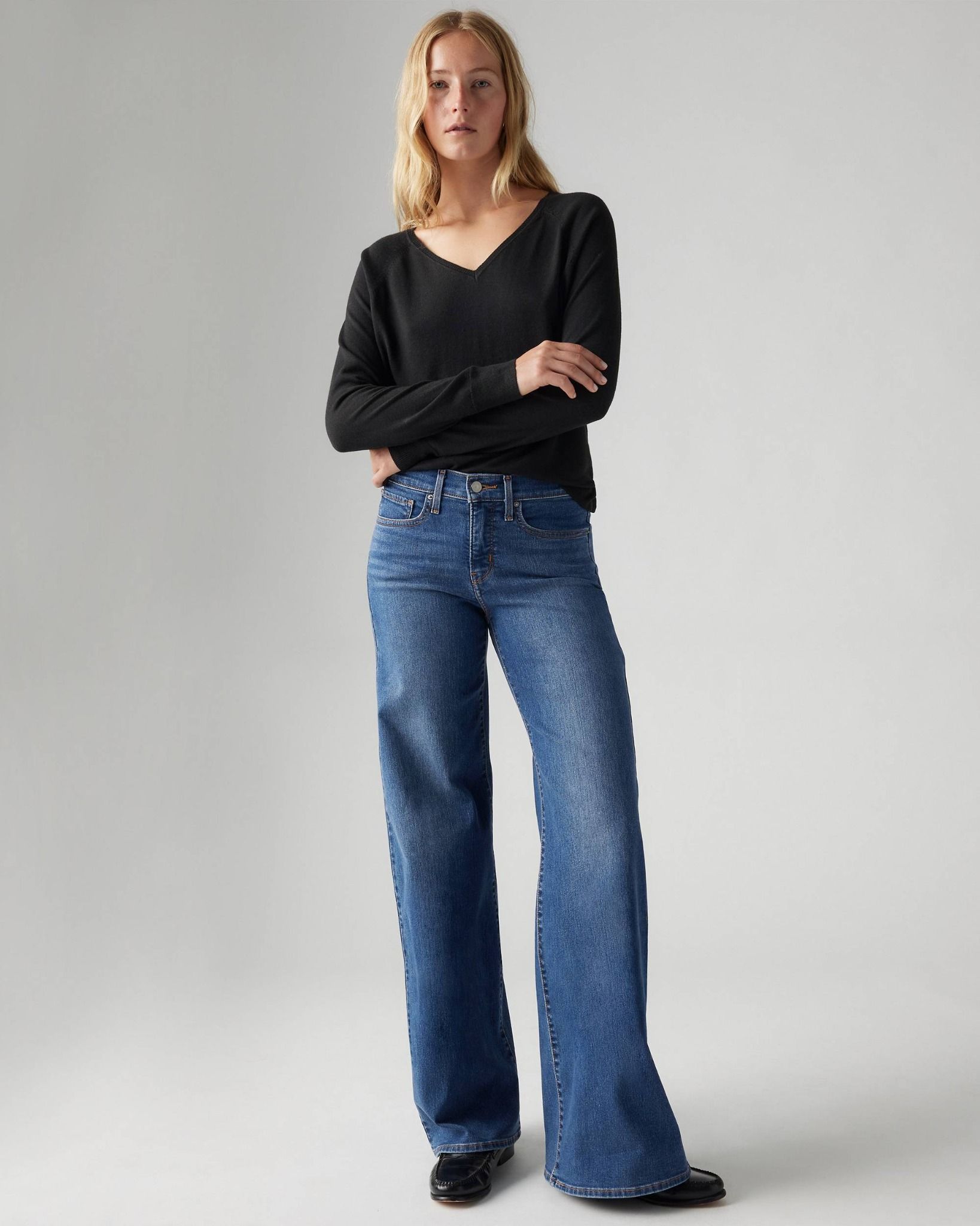 Levi's - Quần jeans ống rộng nữ 318 Shaping Wide Leg Women's Jeans