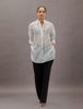 Calvin Klein - Áo sơ mi CK nữ Jacquard Stripe Popover Shirt