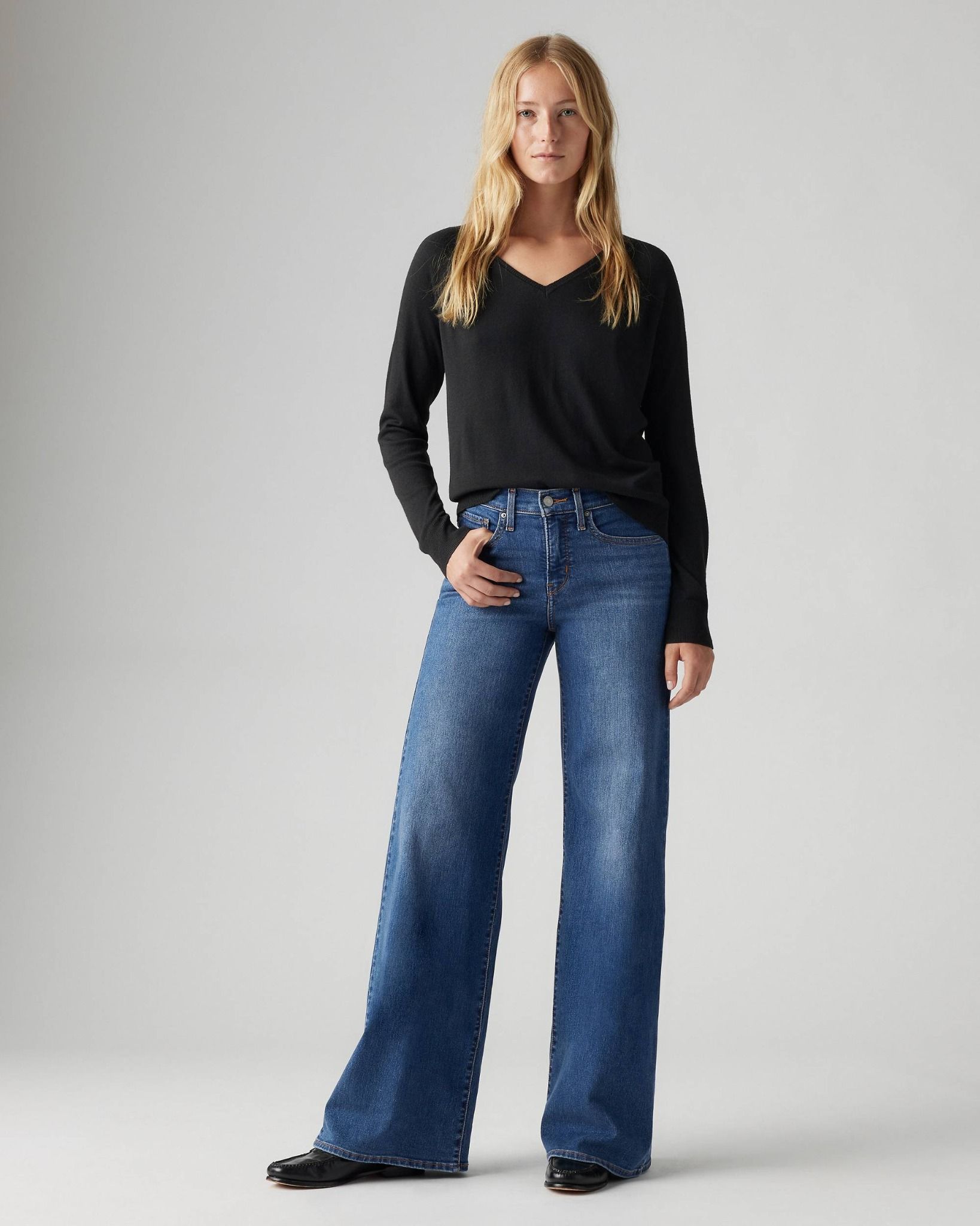 Levi's - Quần jeans ống rộng nữ 318 Shaping Wide Leg Women's Jeans