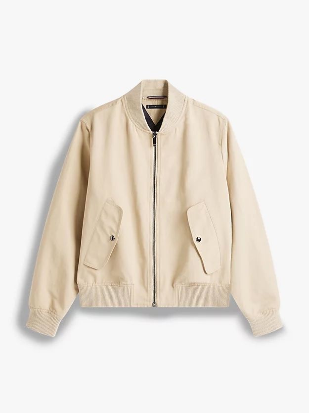 Tommy Hilfiger - Áo khoác tay dài nam Smart Casual Linen Blend Bomber Jacket