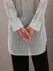 Calvin Klein - Áo sơ mi CK nữ Jacquard Stripe Popover Shirt