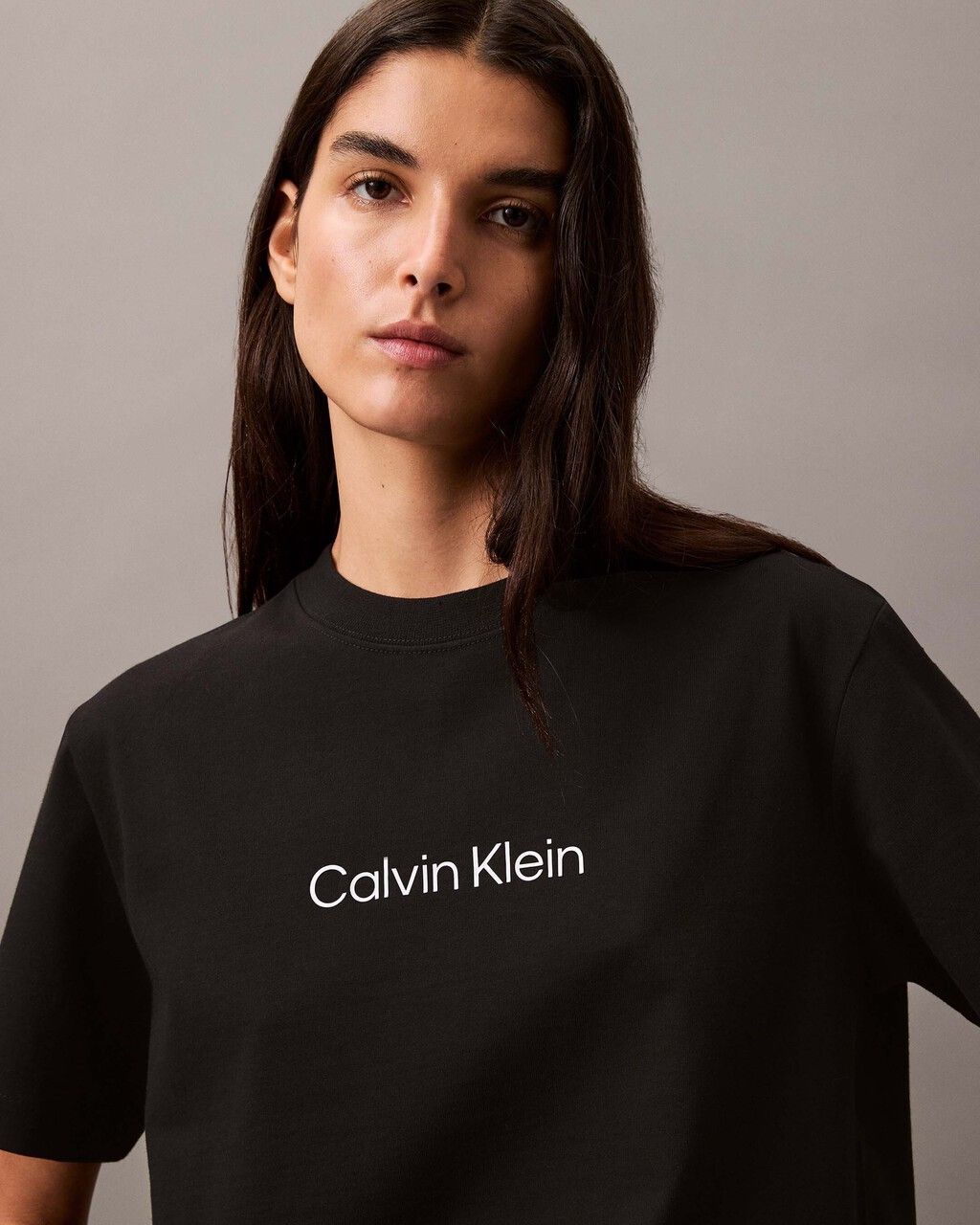 Calvin Klein - Áo thun thời trang CK nữ Hero Modern Boxy Tee