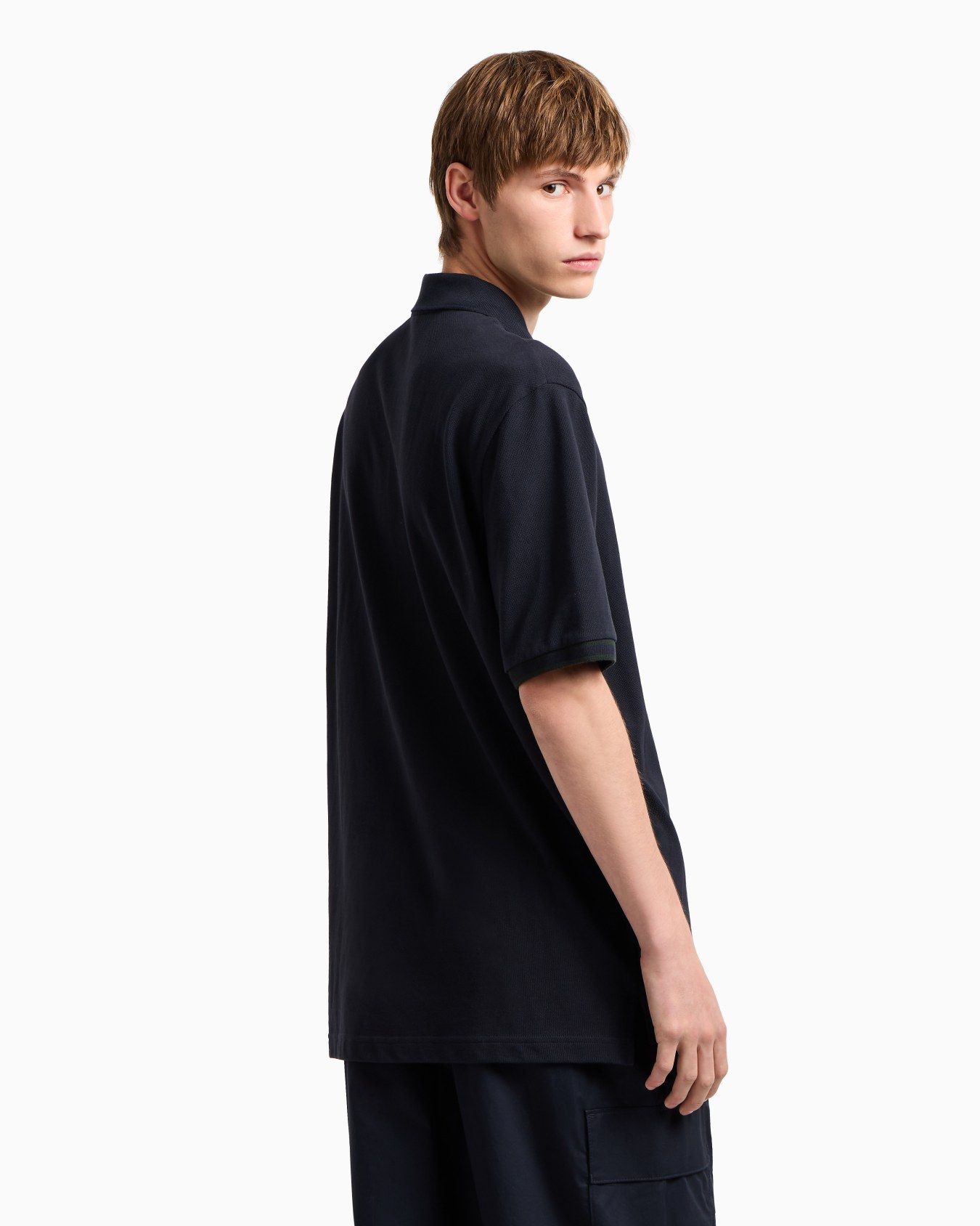 Armani Exchange - Áo polo nam Regular Fit Men's Polo Shirt