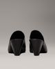 Calvin Klein - Giày cao gót CK nữ Leather Cone Heel Mules