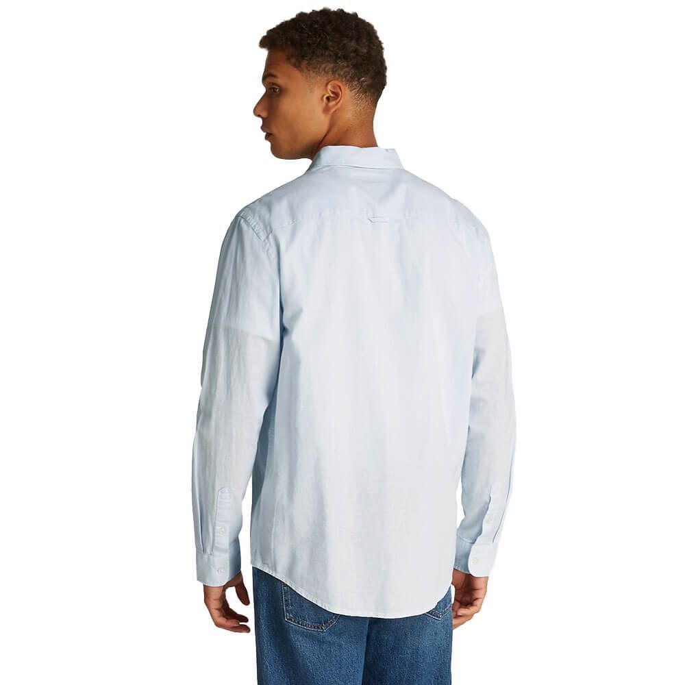 Tommy Hilfiger - Áo sơ mi tay dài nam Regular Linen Blend Shirt