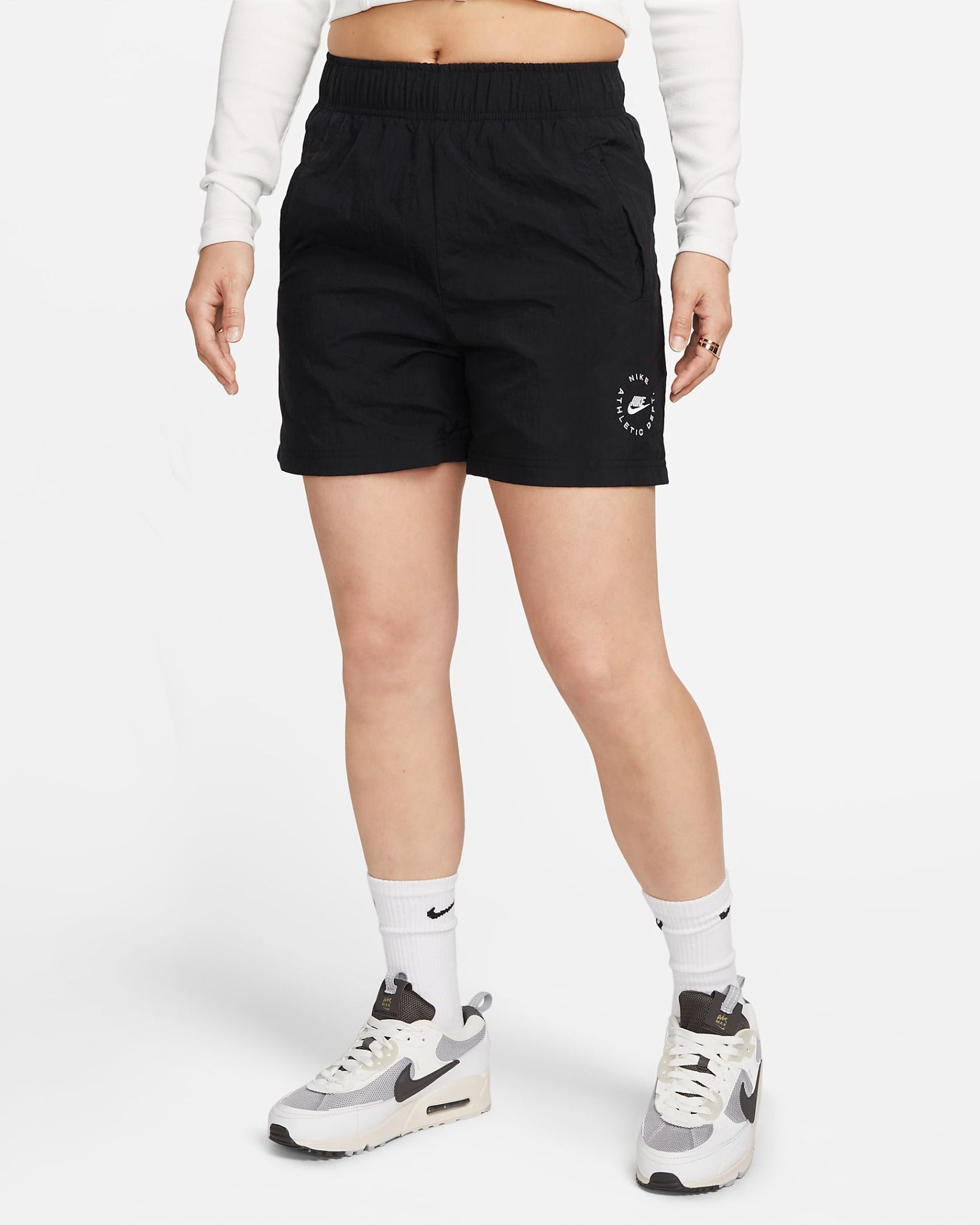 Nike - Quần lửng thể thao Nữ Sportswear Women's High-Rise Woven Shorts