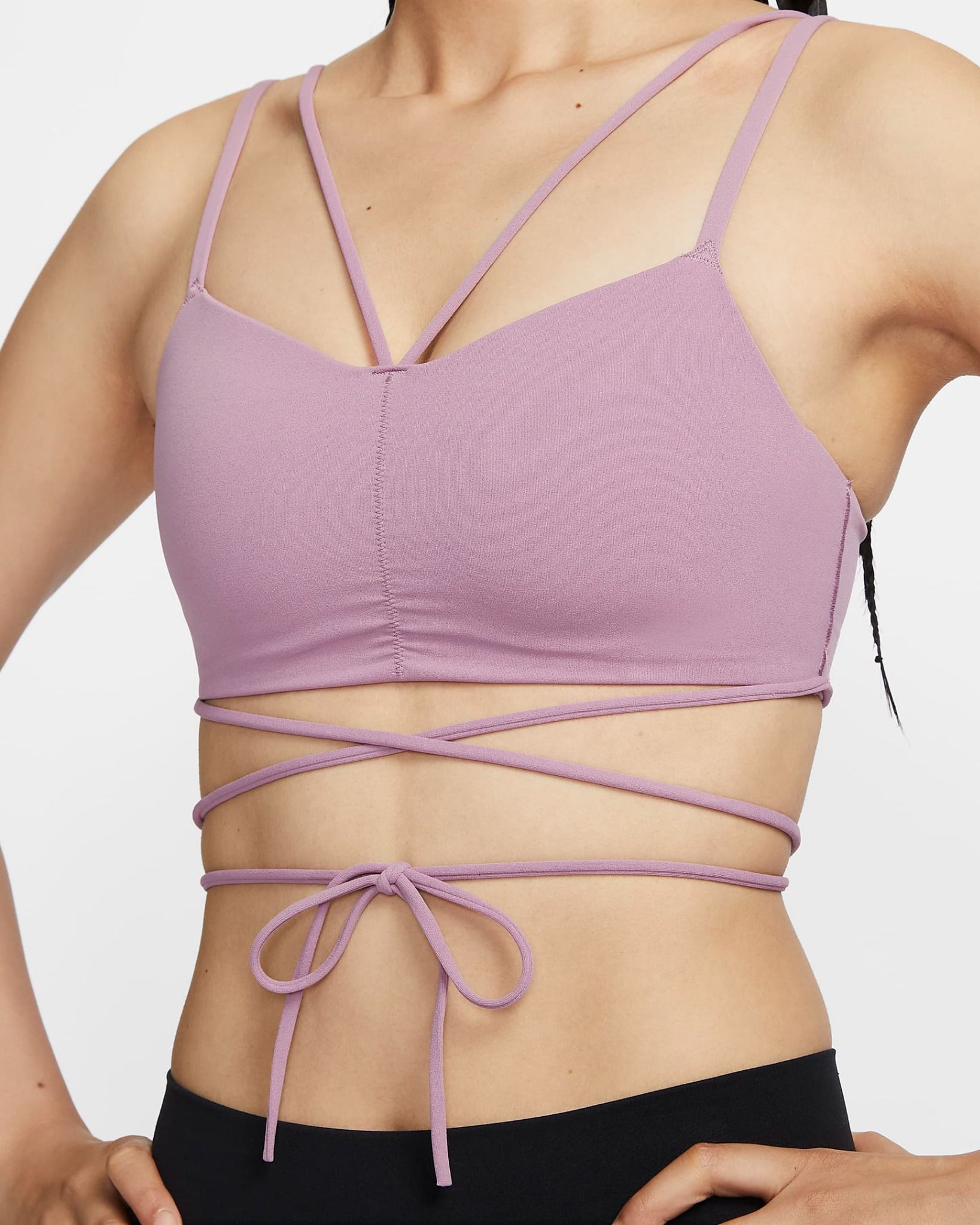 Nike - Áo ngực thể thao Nữ Zenvy Strappy Wrap Women's Light-Support Padded Sports Bra