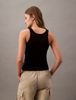 Calvin Klein - Áo ba lỗ CK nữ Ribbed Cotton Logo Tank Top