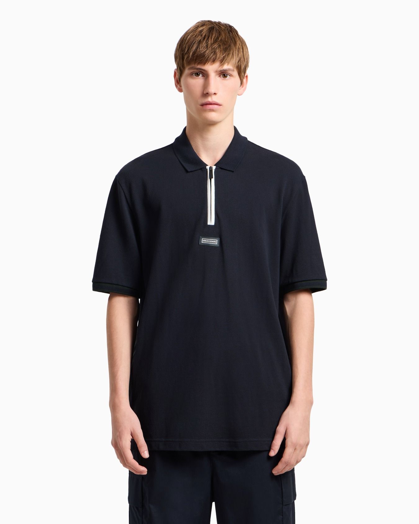Armani Exchange - Áo polo nam Regular Fit Men's Polo Shirt