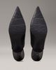 Calvin Klein - Giày cao gót CK nữ Leather Cone Heel Mules
