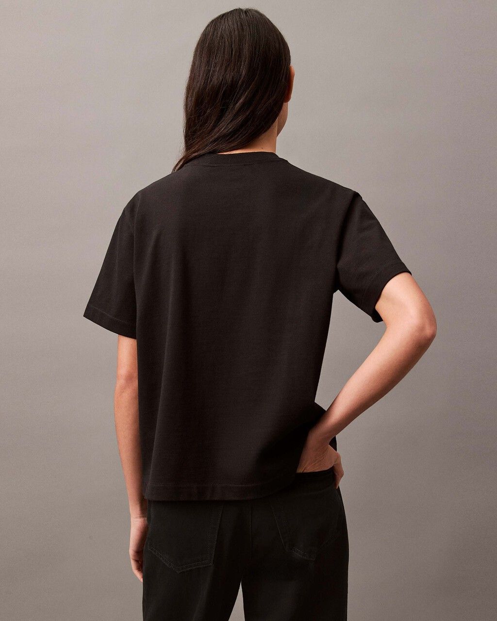 Calvin Klein - Áo thun thời trang CK nữ Hero Modern Boxy Tee