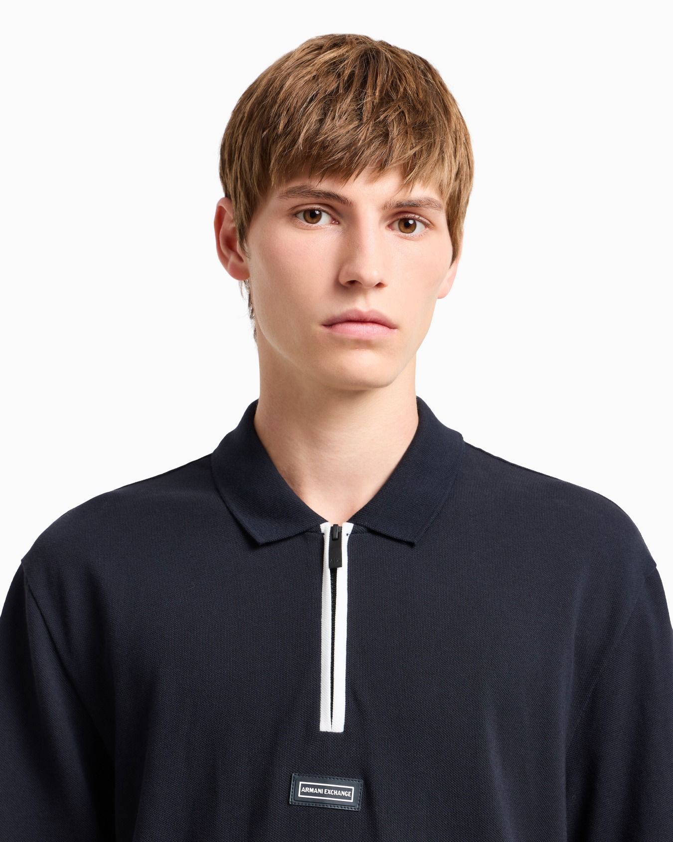 Armani Exchange - Áo polo nam Regular Fit Men's Polo Shirt