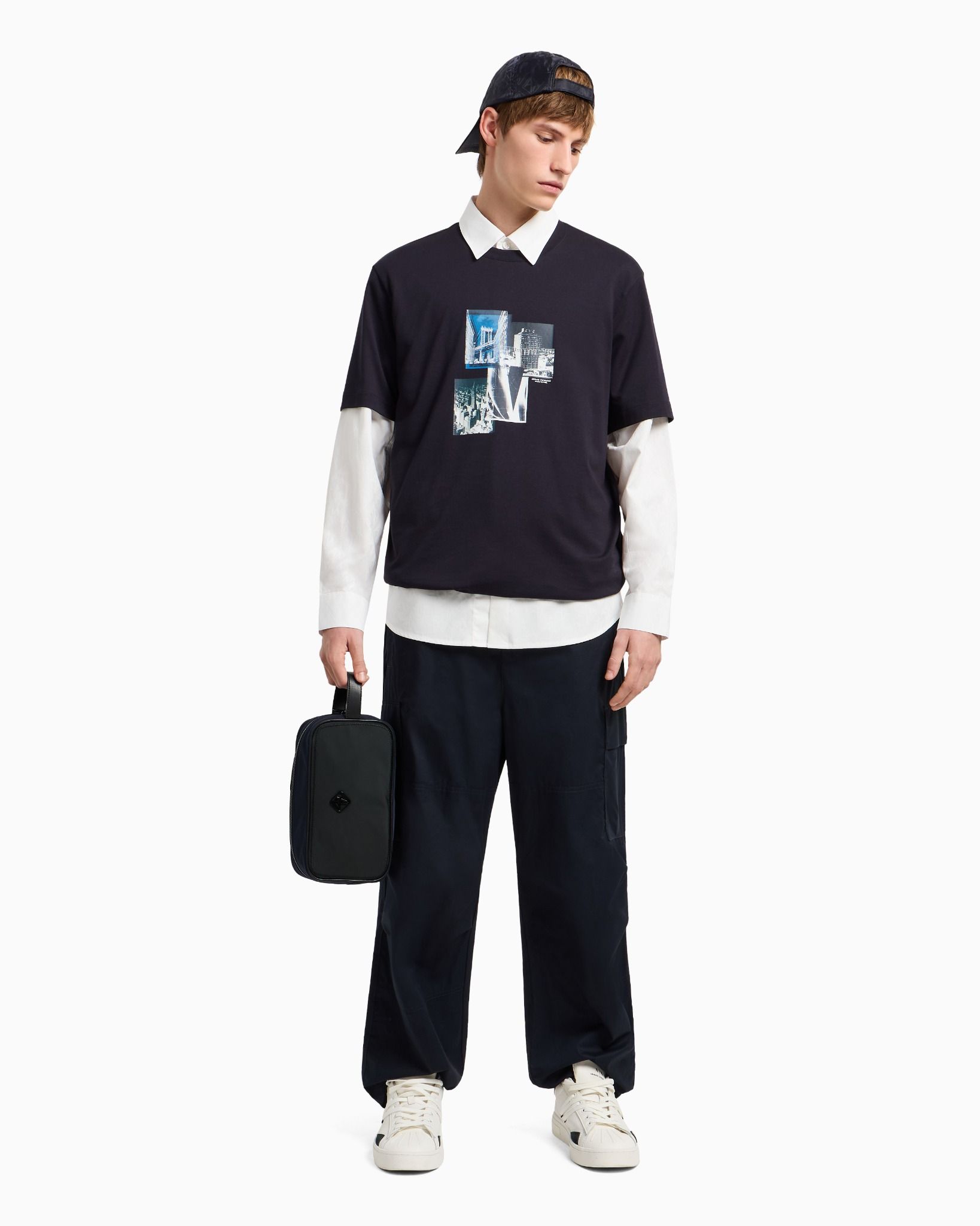 Armani Exchange - Áo thun tay ngắn nam Premium Men's T-Shirt