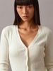 Calvin Klein - Áo khoác len CK nữ Cotton Variegated Rib Cardigan