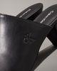Calvin Klein - Giày cao gót CK nữ Leather Cone Heel Mules