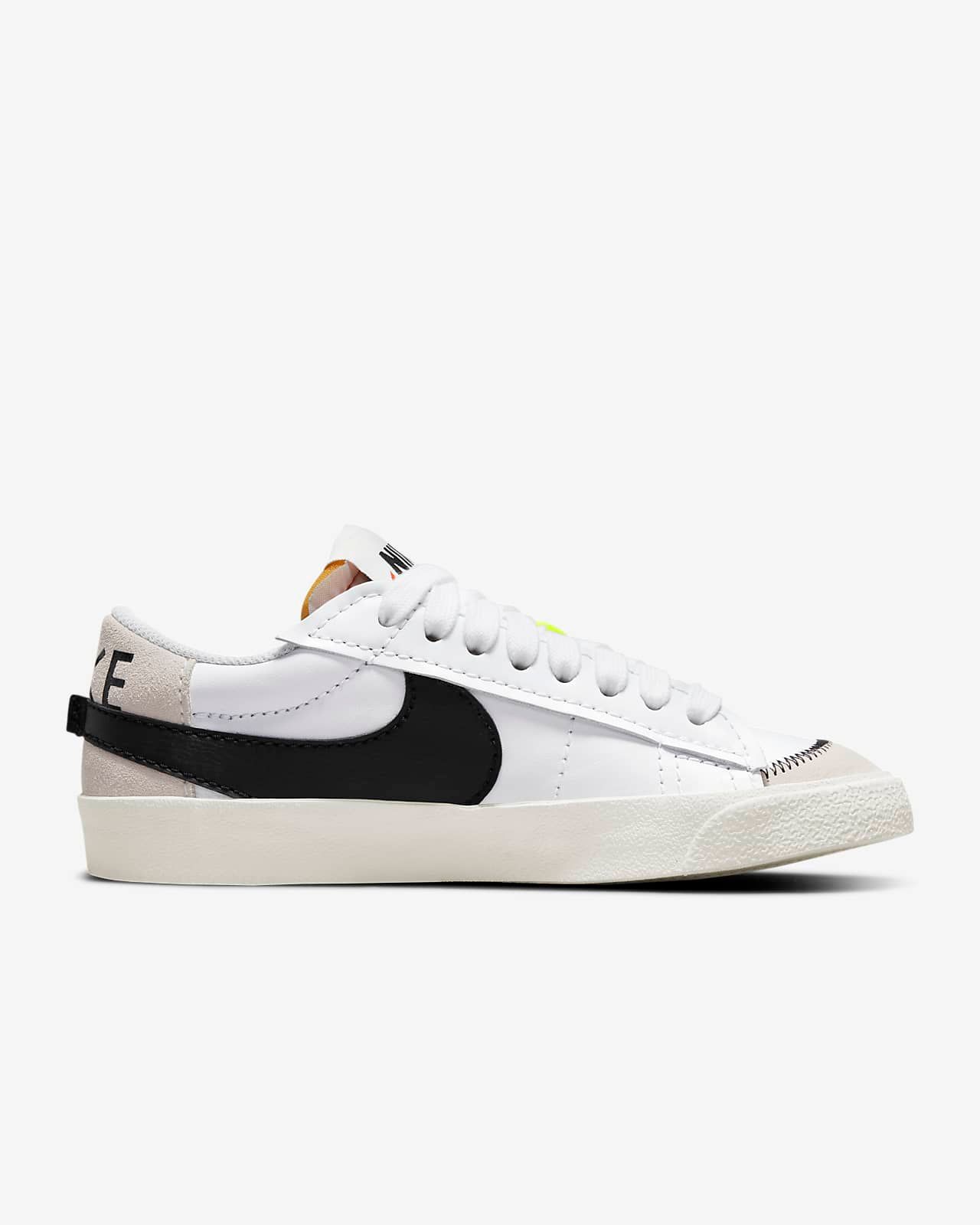 Nike - Giày thời trang thể thao nữ Blazer Low '77 Jumbo Black White