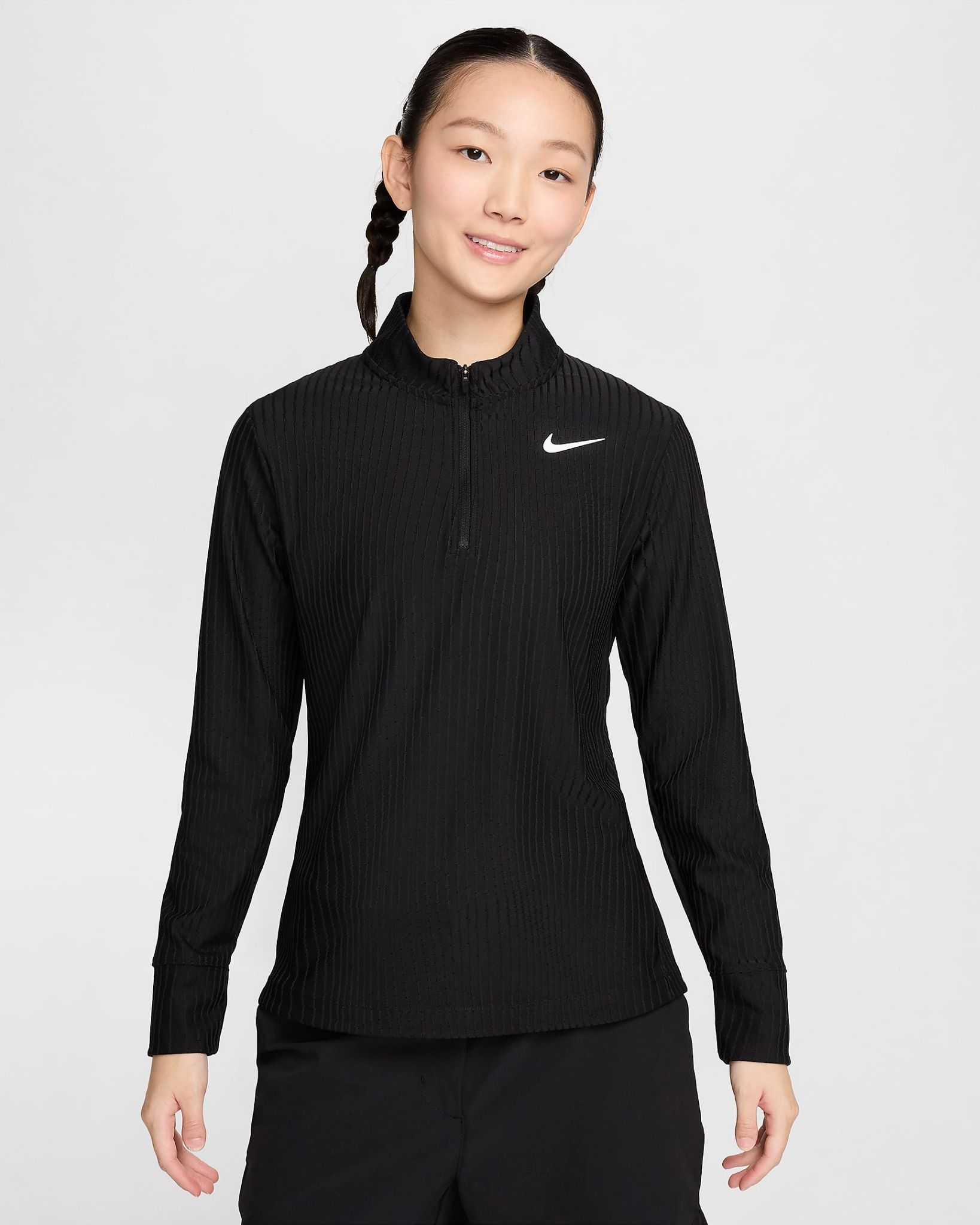 Nike - Áo tay dài thể thao Nữ Tour Women's Dri-FIT ADV 1/4-Zip Golf Top