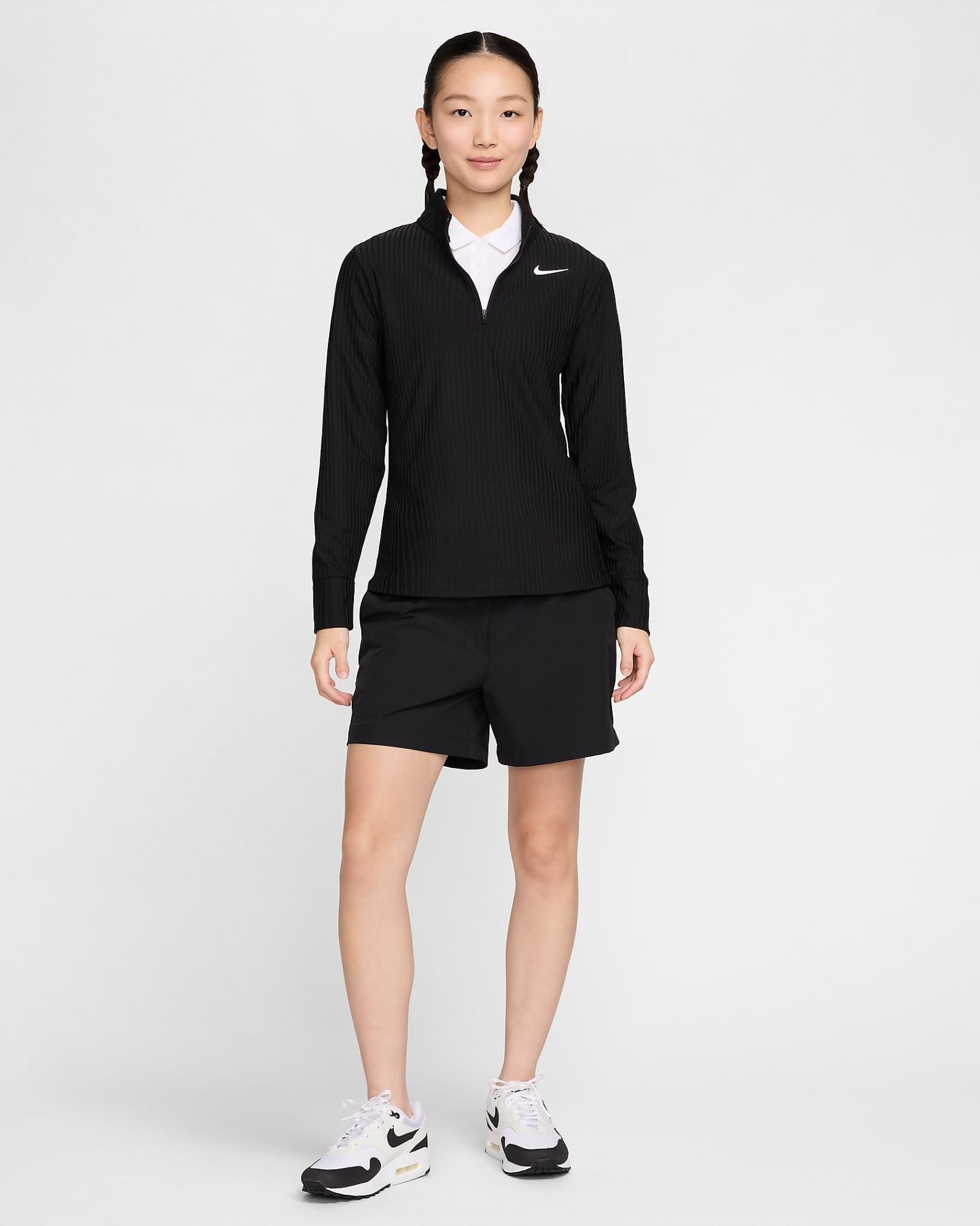 Nike - Áo tay dài thể thao Nữ Tour Women's Dri-FIT ADV 1/4-Zip Golf Top