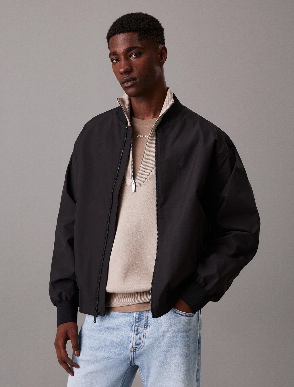 Calvin Klein - Áo khoác nam Technical Bomber Jacket