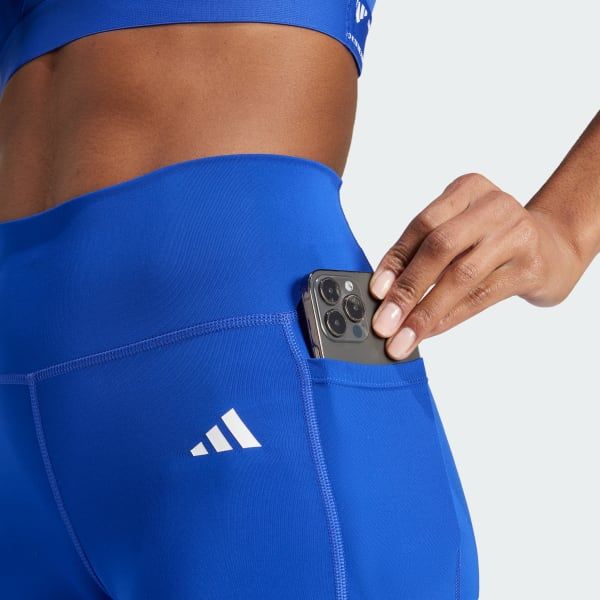 adidas - Quần dài ống ôm Nữ Optime Essentials Stash Pocket Full-Length Leggings
