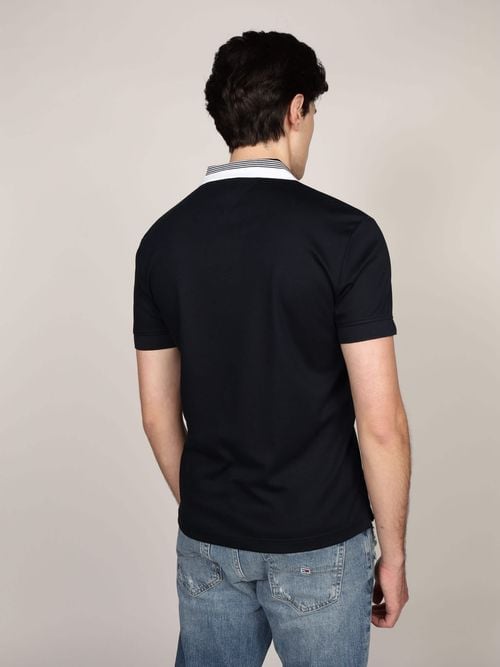 Tommy Hilfiger - Áo polo tay ngắn nam TH Interlock Collar Polo