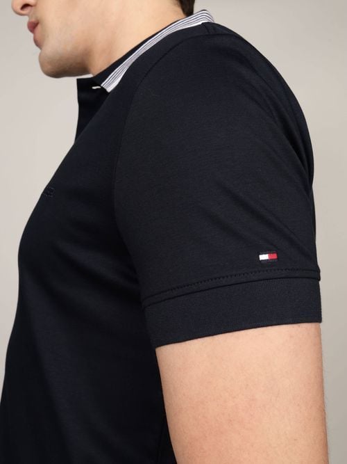 Tommy Hilfiger - Áo polo tay ngắn nam TH Interlock Collar Polo
