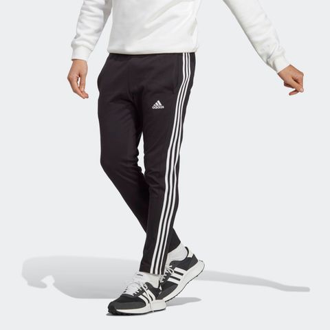 adidas - Quần dài Nam Essentials Single Jersey Tapered Open Hem 3-Stripes Pants